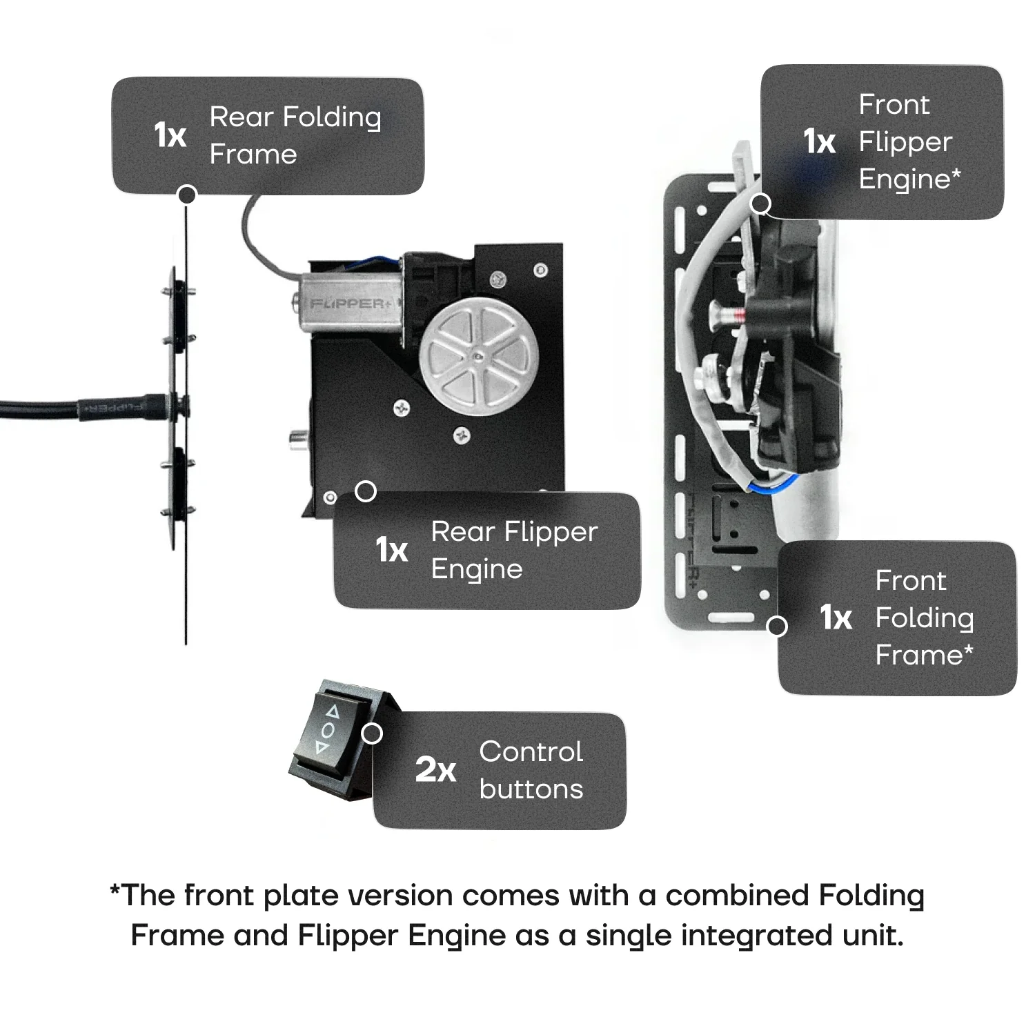 Alite Flipper Folding frame for both license plates - Image 5
