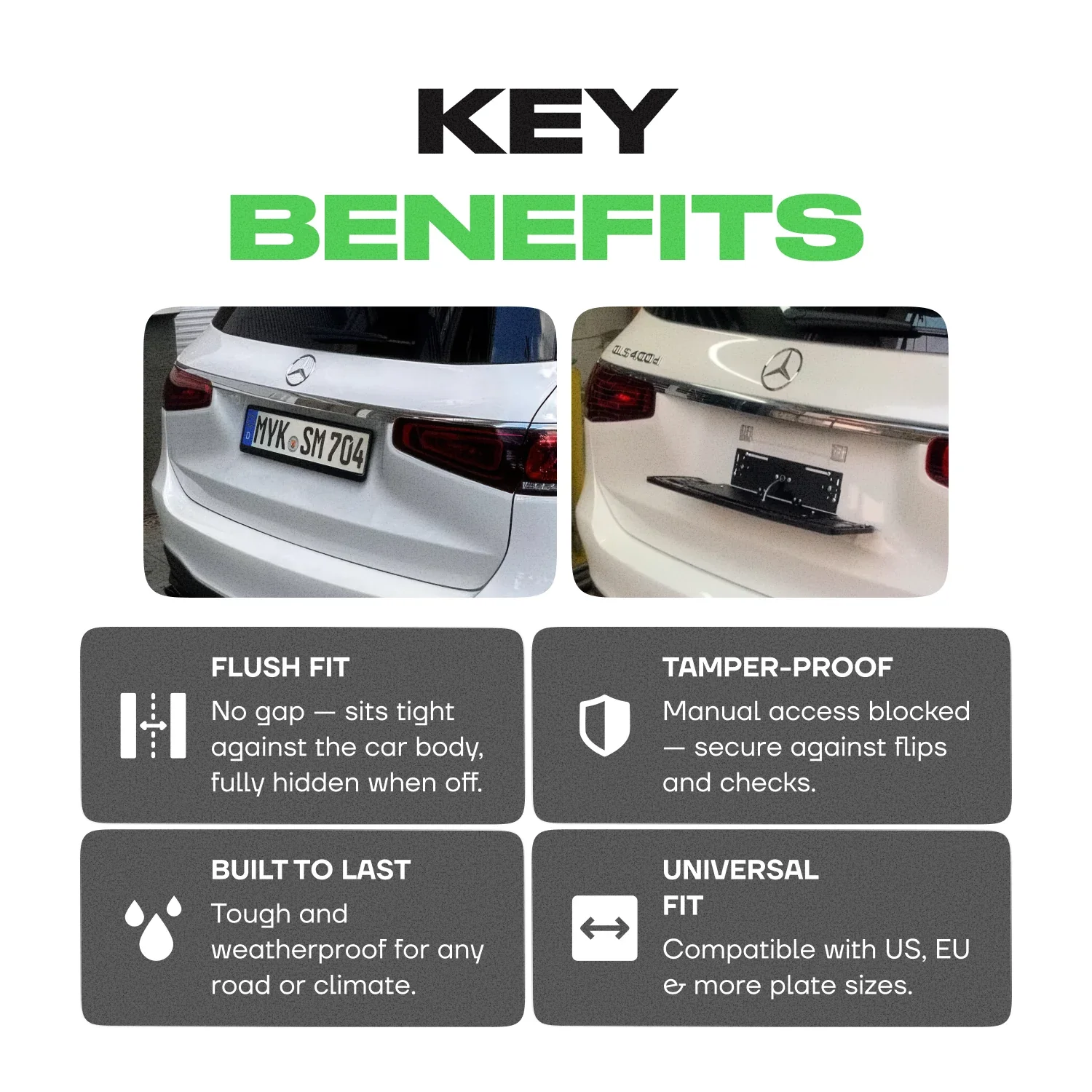 Alite Flipper Folding frame for both license plates - Image 8