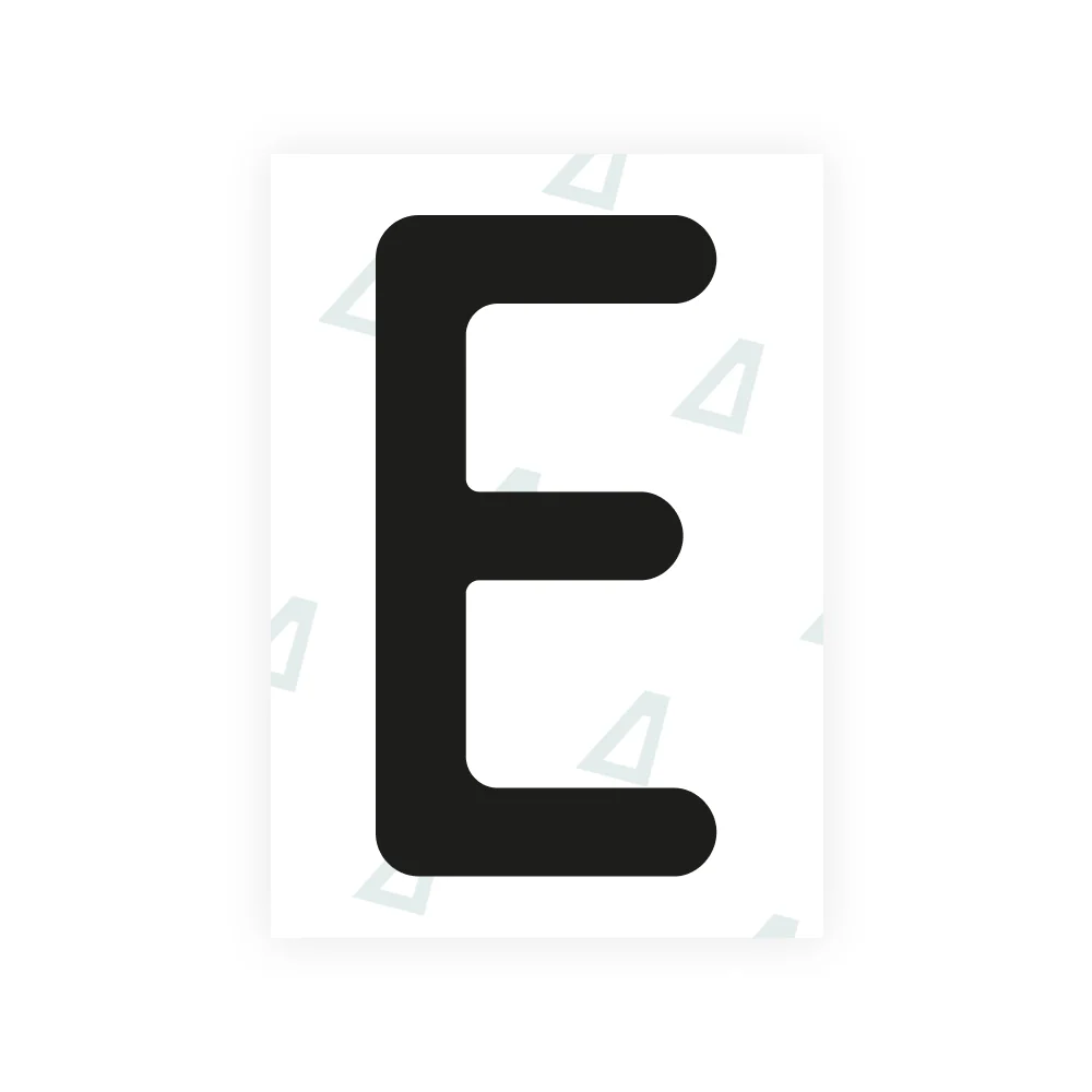 Alite Nanofilm for Austria license plates - Symbol "E"