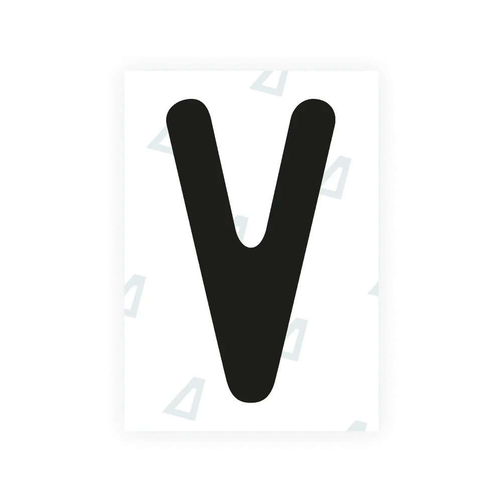 Alite Nanofilm for Austria license plates - Symbol "V"