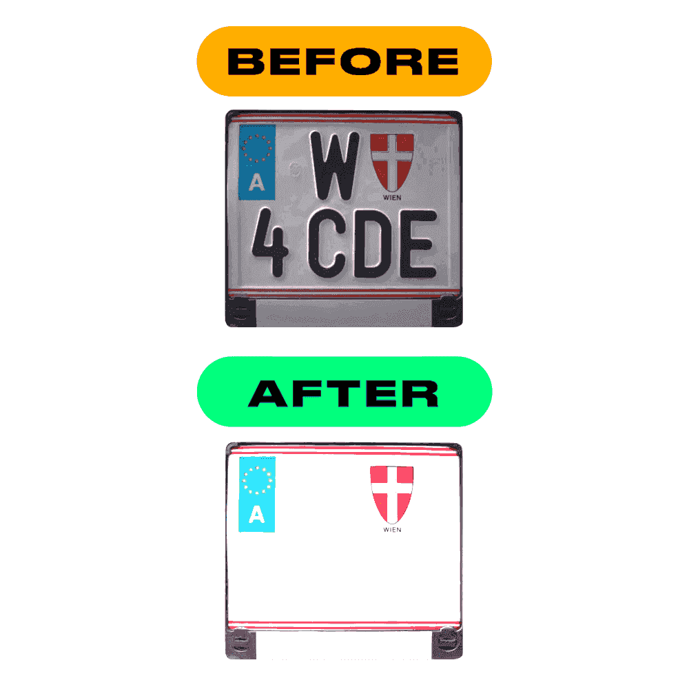 Alite Nanofilm for Austria Moto license plates - Symbol "1" - Image 3