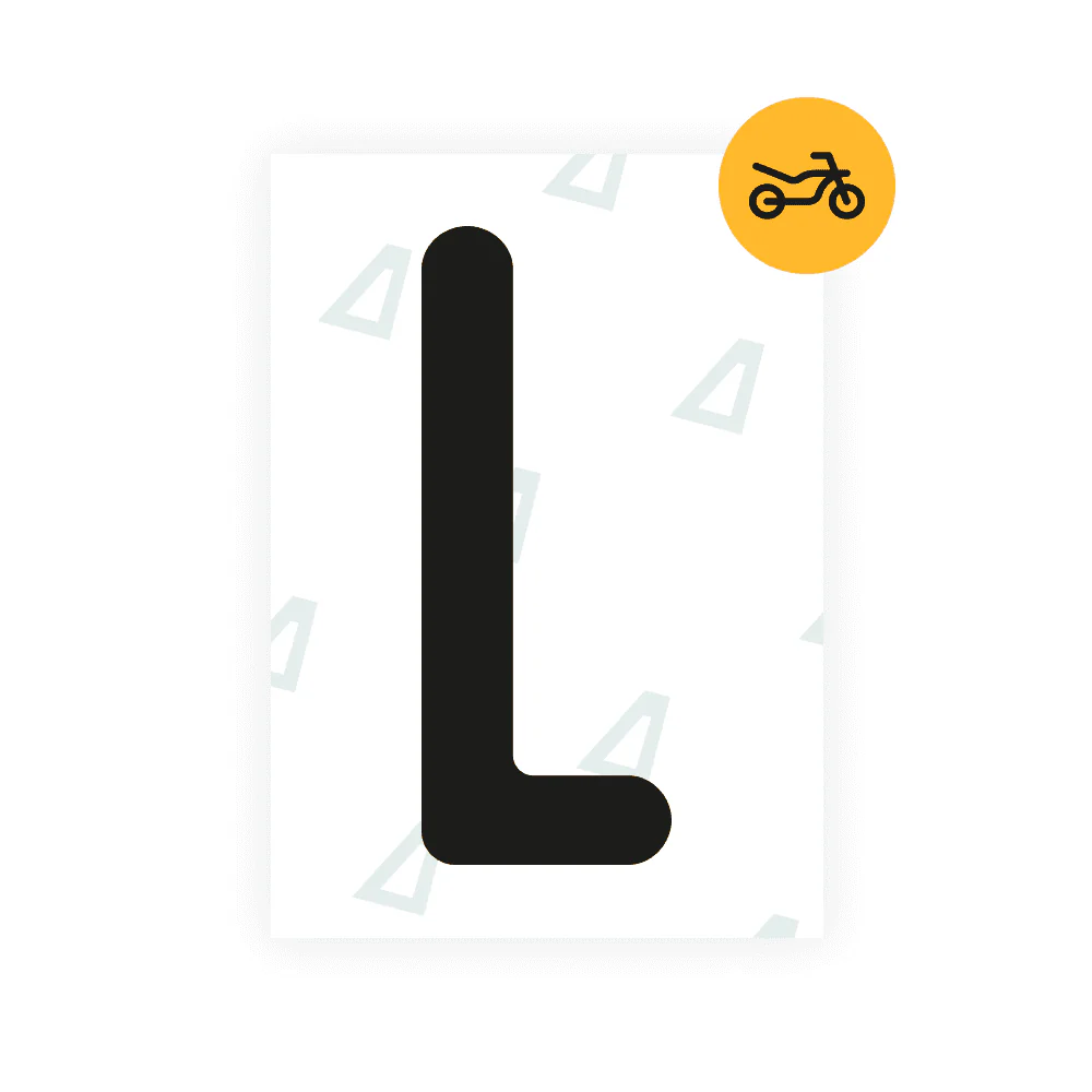 Alite Nanofilm for Austria Moto license plates - Symbol "L"