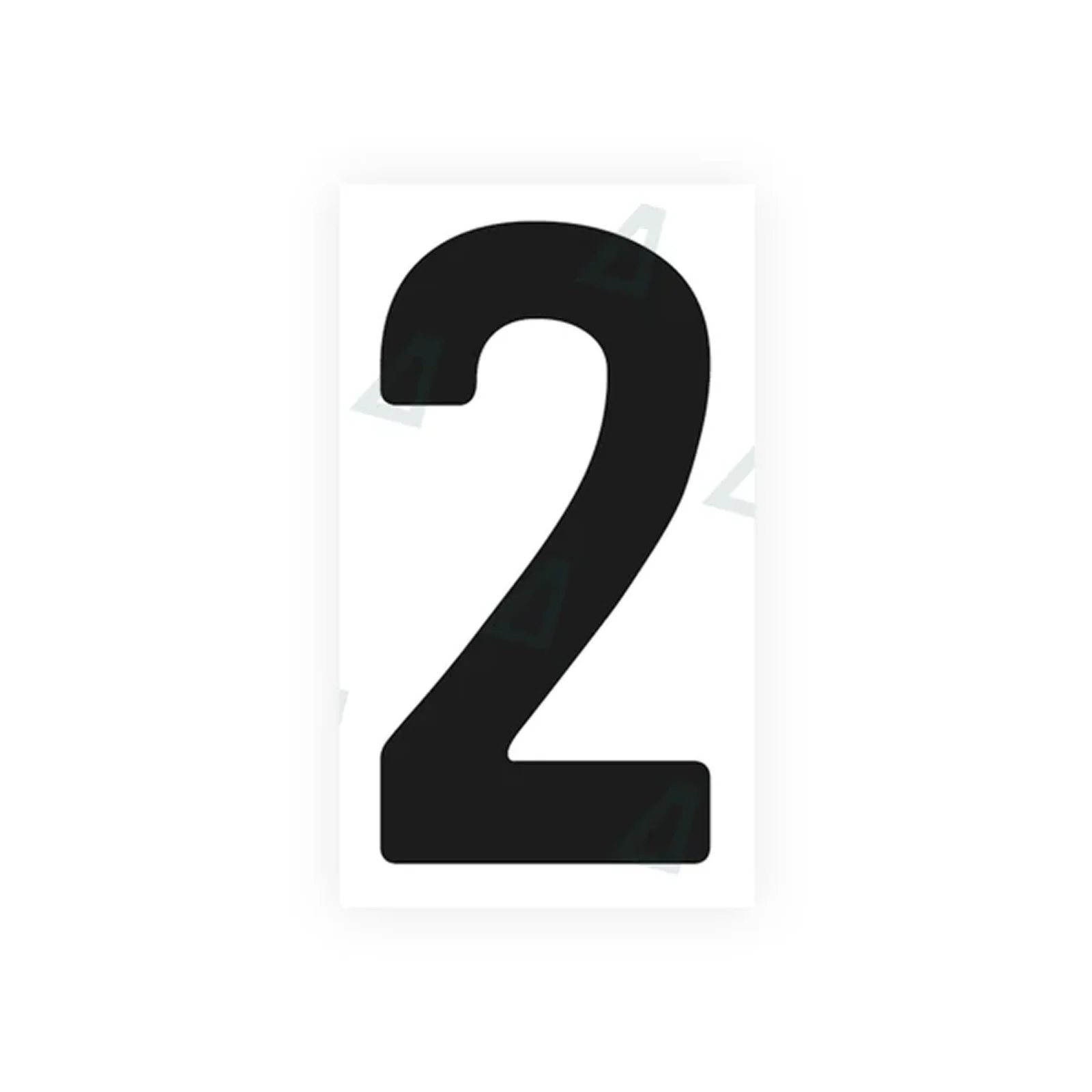 Alite Nanofilm for Uruguay license plates - Symbol "2"