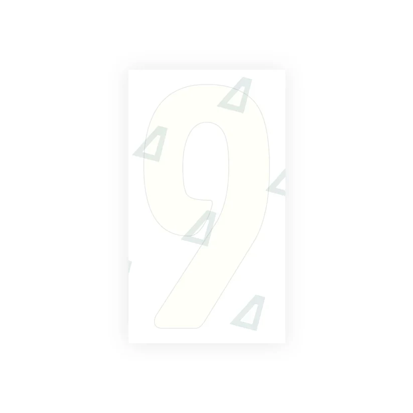 Alite Nanofilm for Uruguay license plates - Symbol "9" - Image 2