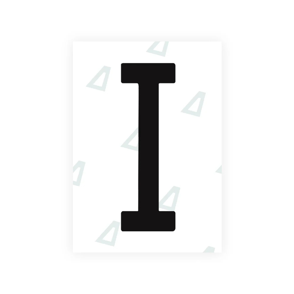 Alite Nanofilm for US (Arkansas) license plates - Symbol "I"
