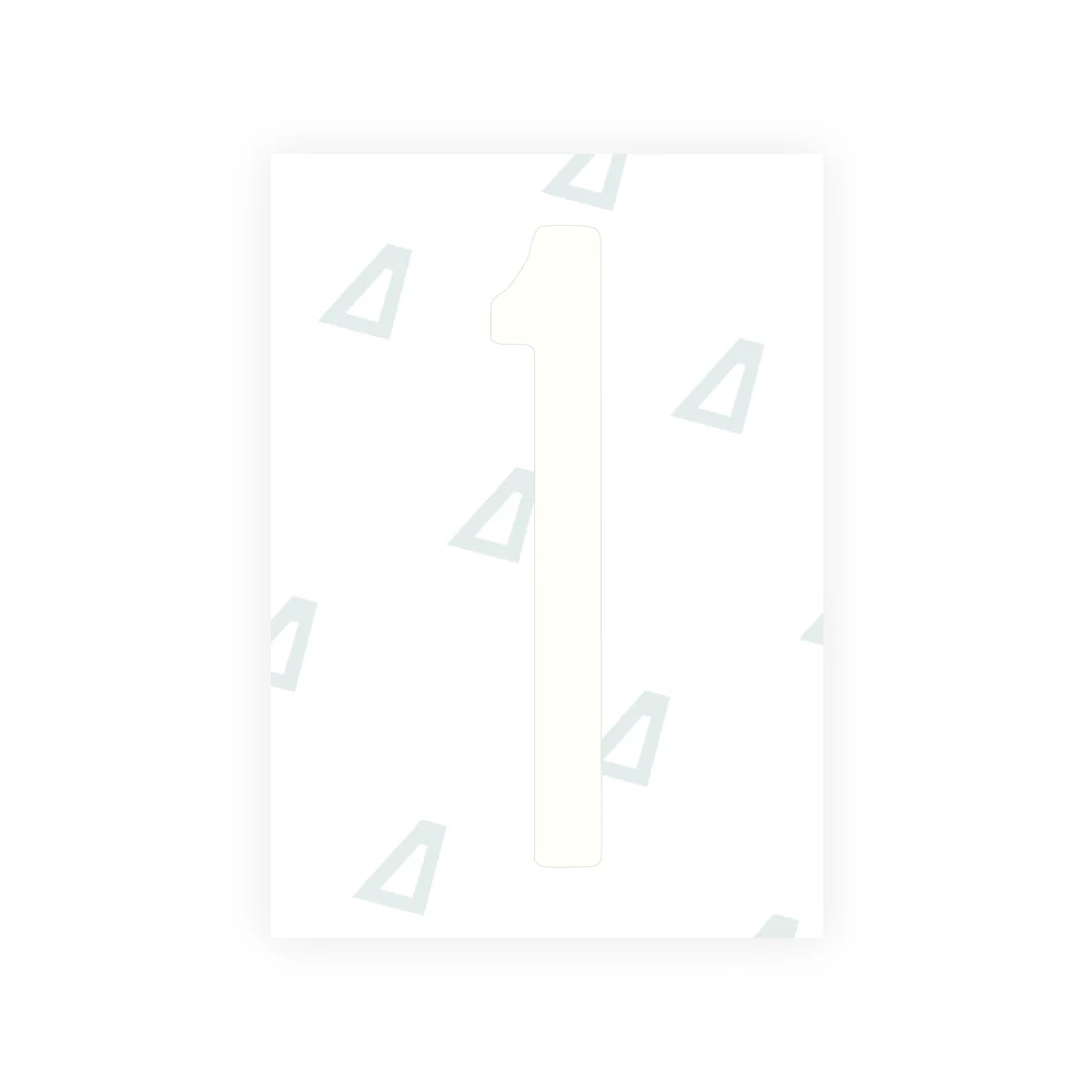 Alite Nanofilm for CA (British Columbia) license plates - Symbol "1" - Image 2