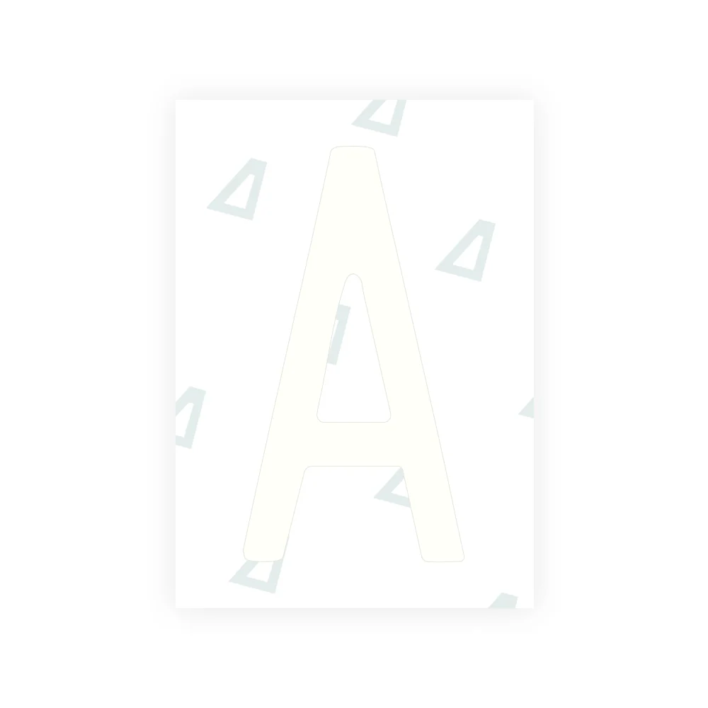 Alite Nanofilm for CA (British Columbia) license plates - Symbol "A" - Image 2