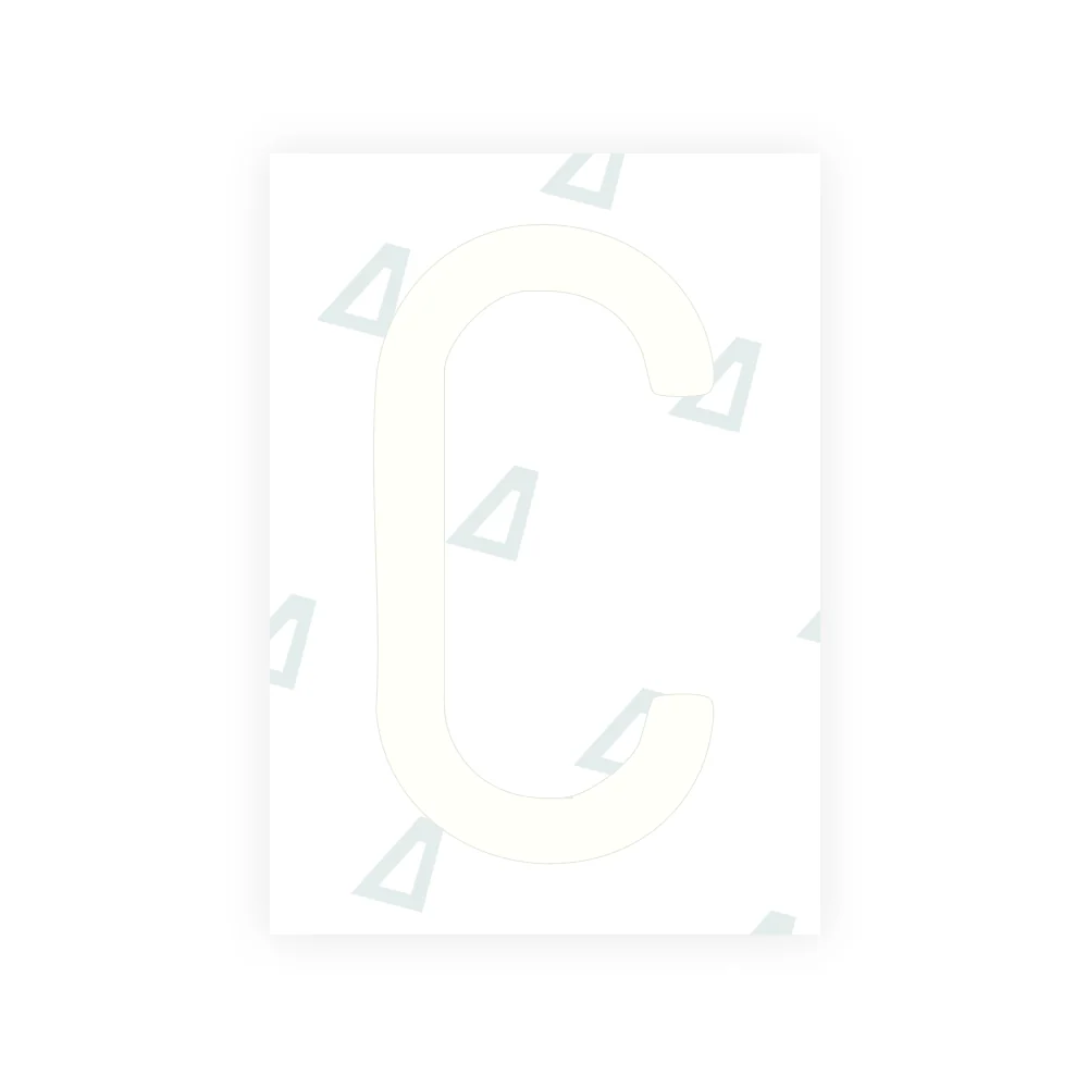 Alite Nanofilm for CA (British Columbia) license plates - Symbol "C" - Image 2