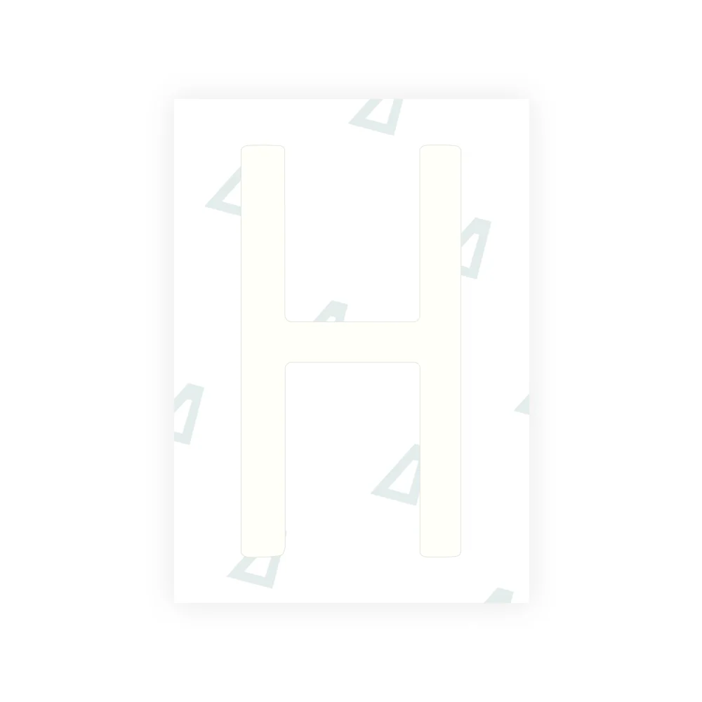 Alite Nanofilm for CA (British Columbia) license plates - Symbol "H" - Image 2