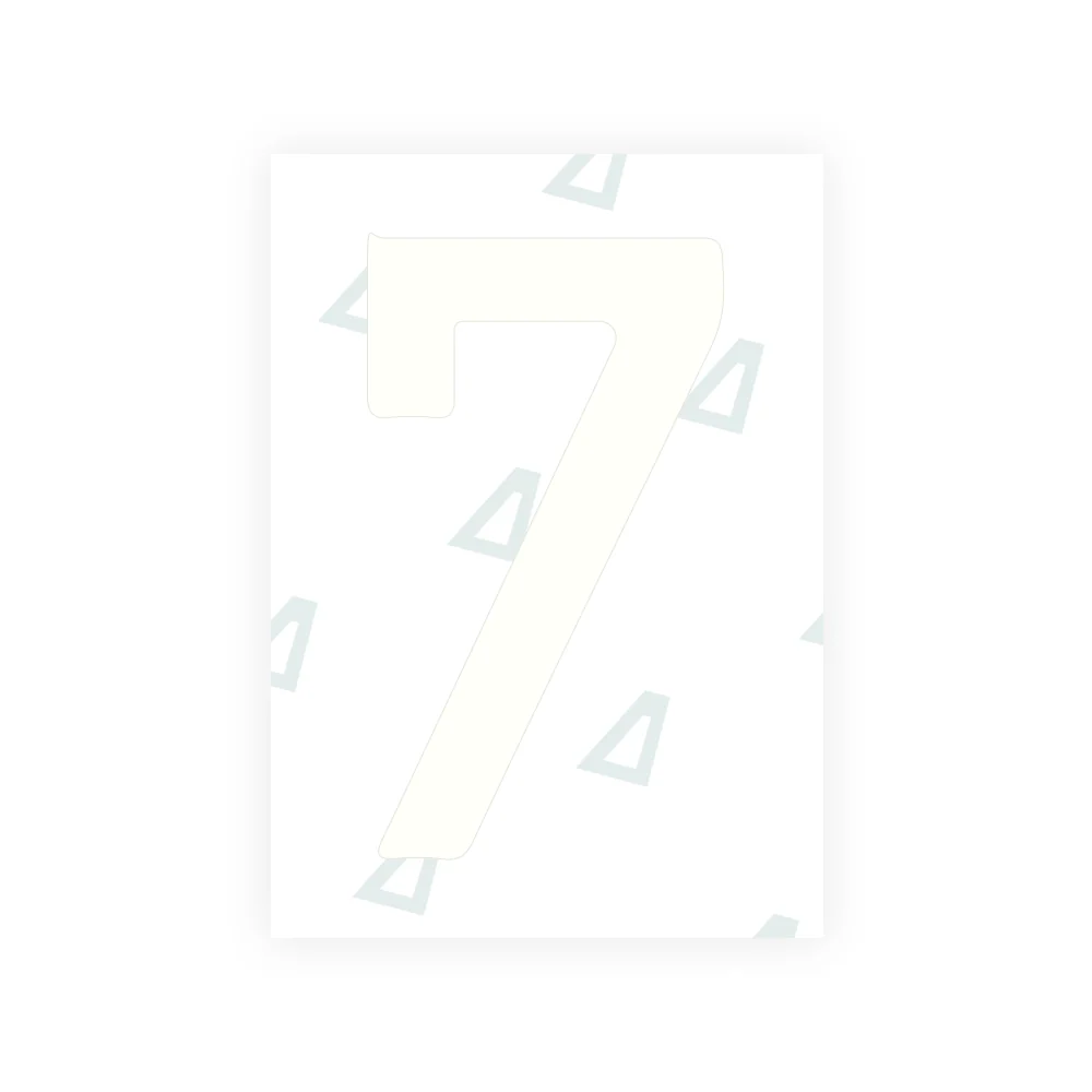 Alite Nanofilm for Israel (wide) license plates - Symbol "6" - Image 2