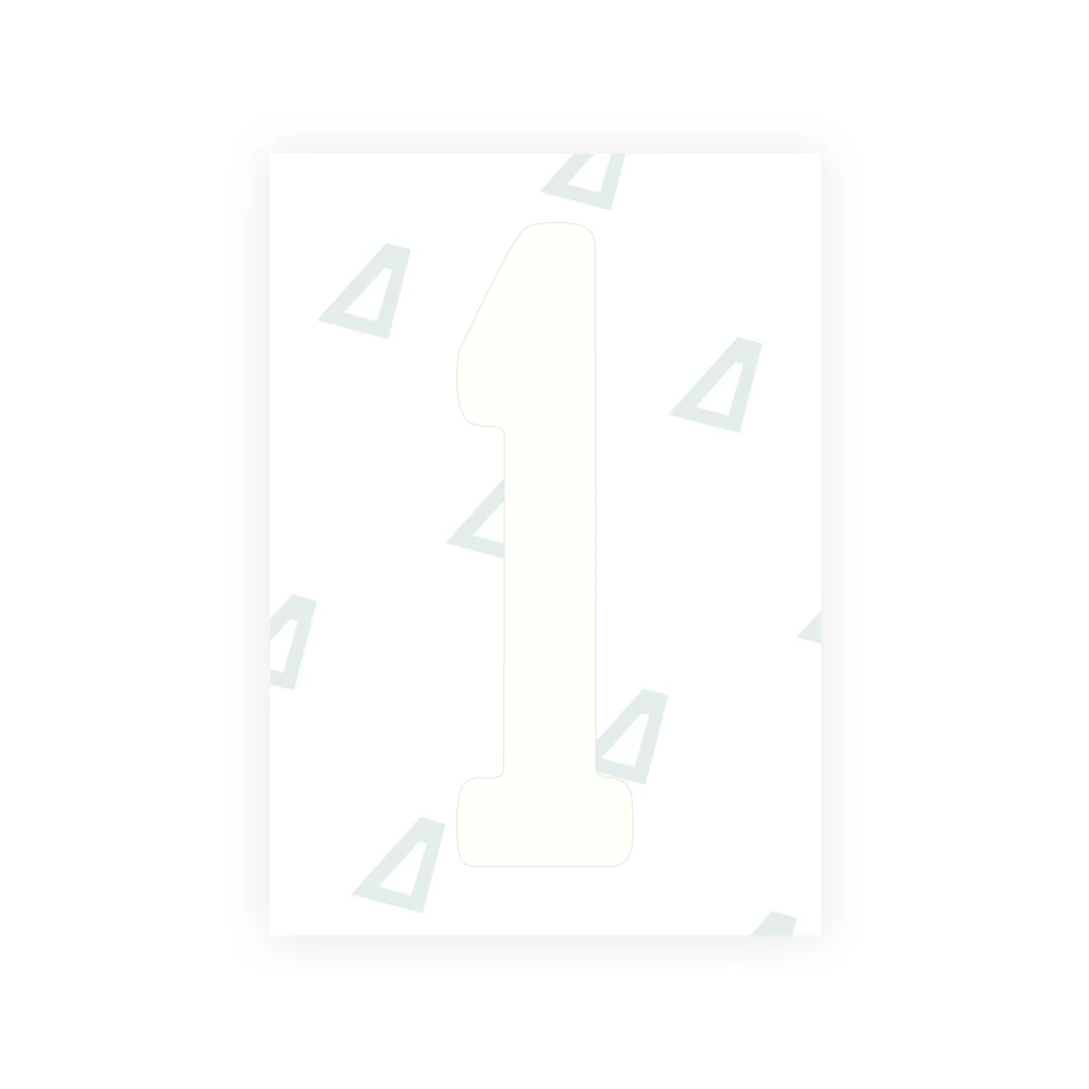 Alite Nanofilm for New Zealand license plates - Symbol "1" - Image 2