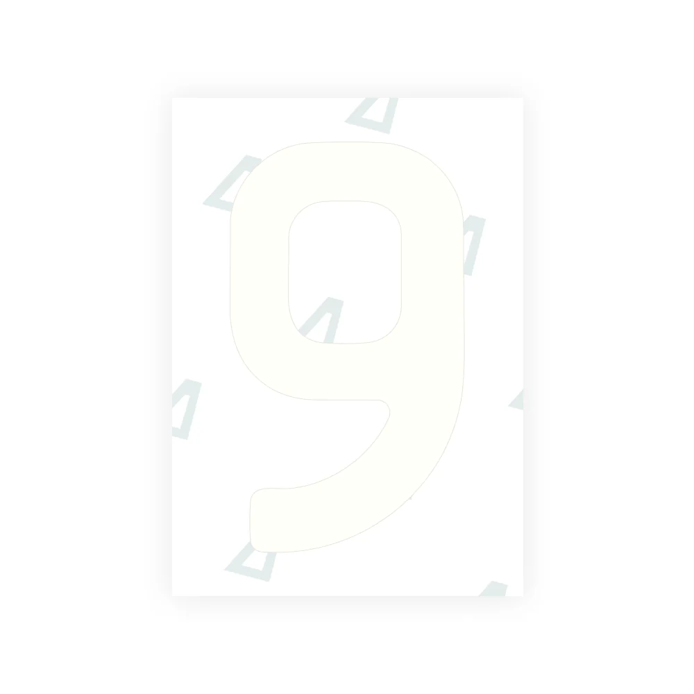 Alite Nanofilm for New Zealand license plates - Symbol "9" - Image 2