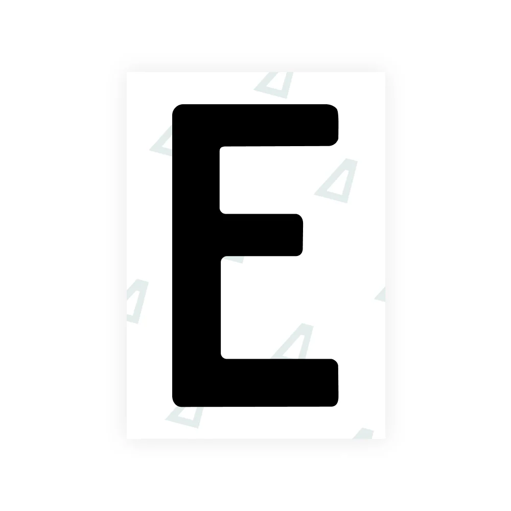 Alite Nanofilm for New Zealand license plates - Symbol "E"
