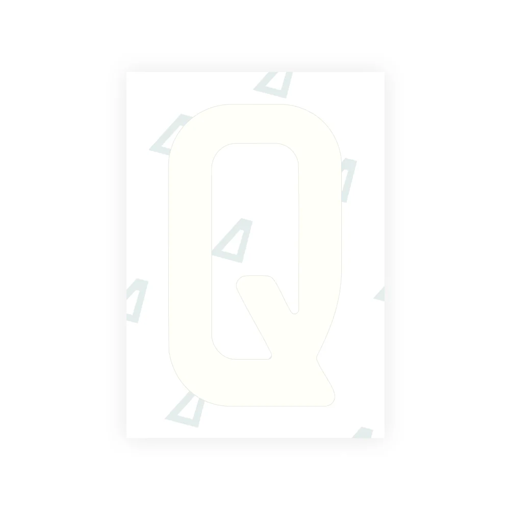 Alite Nanofilm for New Zealand license plates - Symbol "Q" - Image 2
