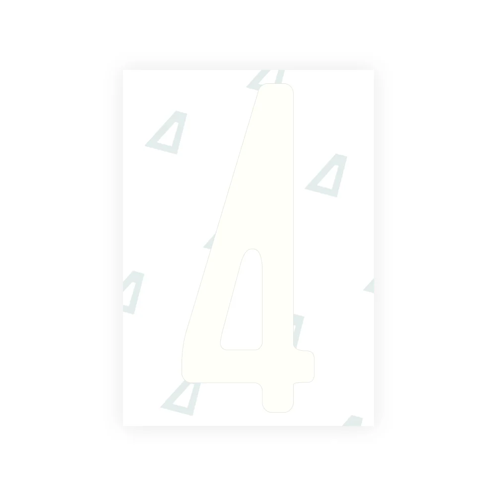 Alite Nanofilm for Nigeria license plates - Symbol "4" - Image 2