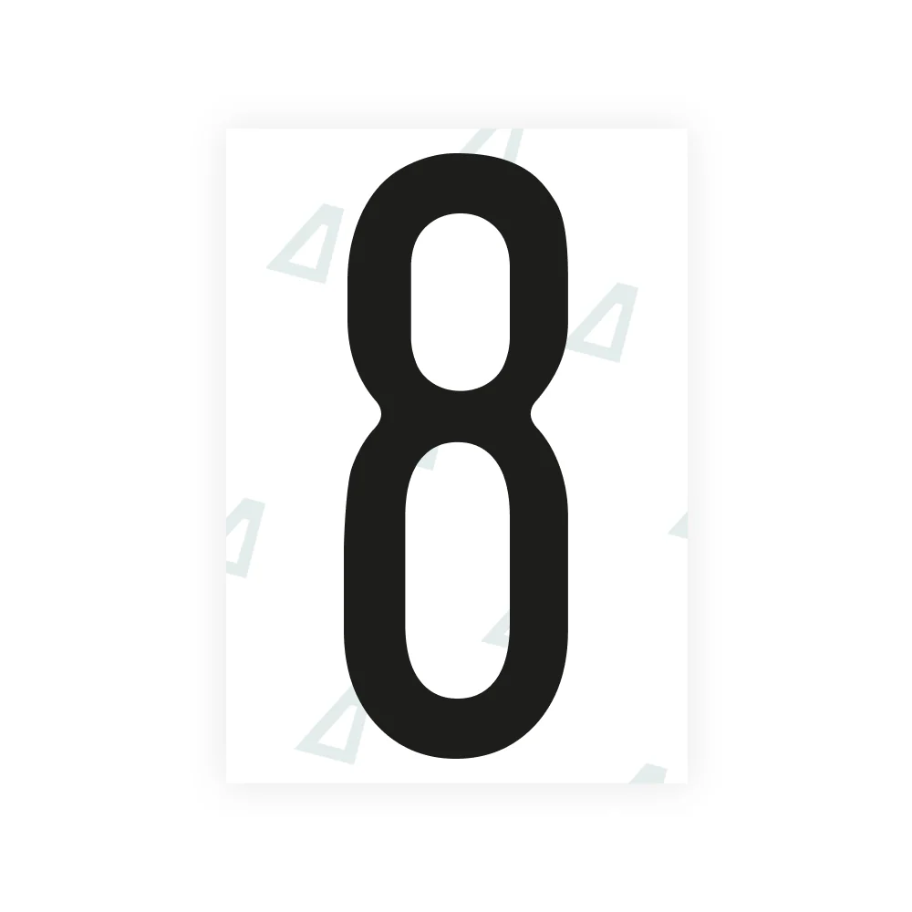 Alite Nanofilm for Nigeria license plates - Symbol "8"