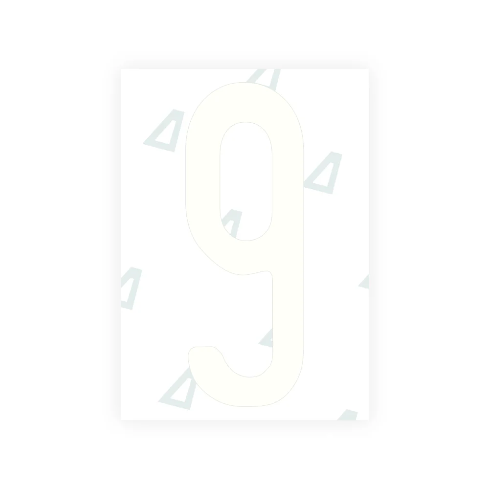 Alite Nanofilm for Nigeria license plates - Symbol "9" - Image 2