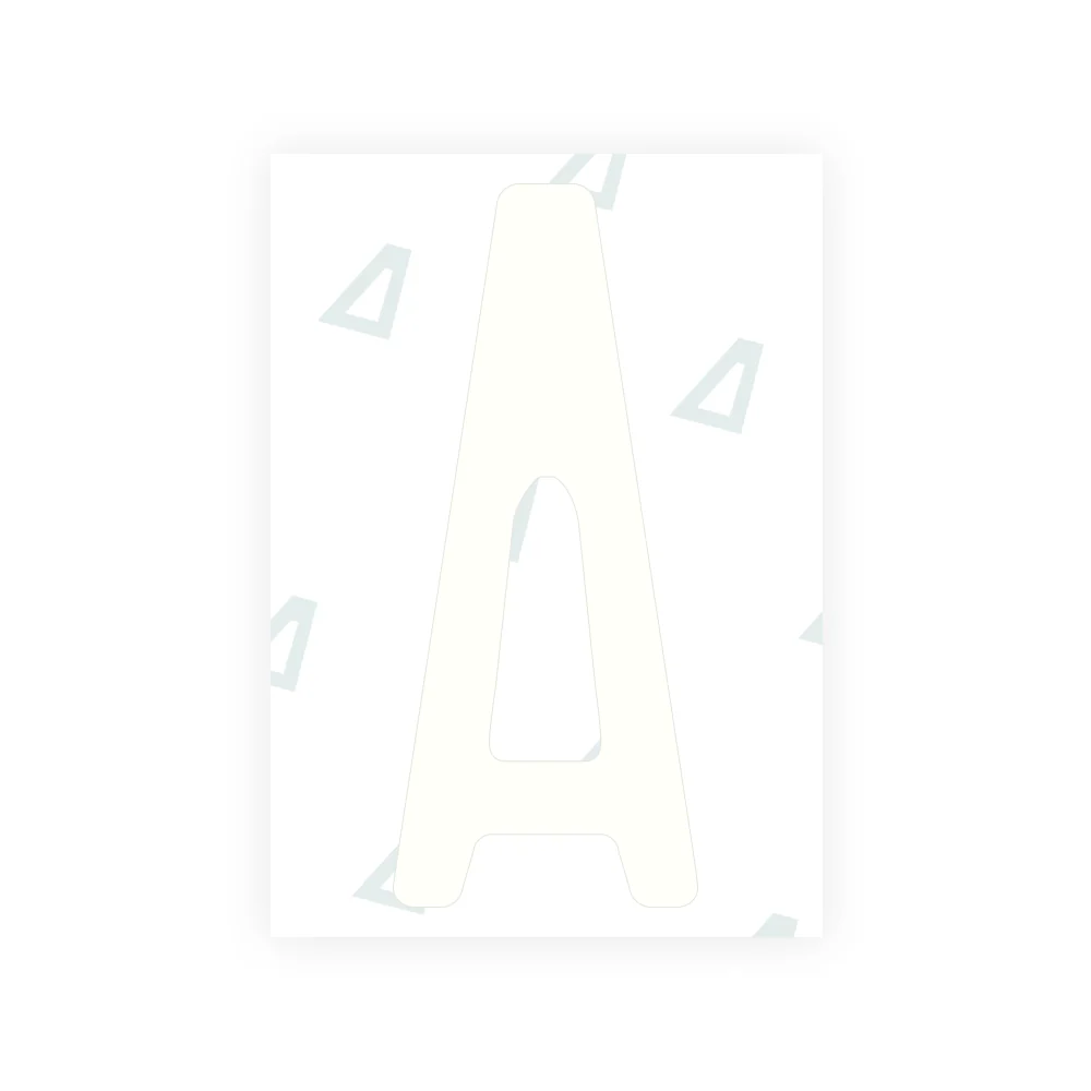Alite Nanofilm for Nigeria license plates - Symbol "A" - Image 2