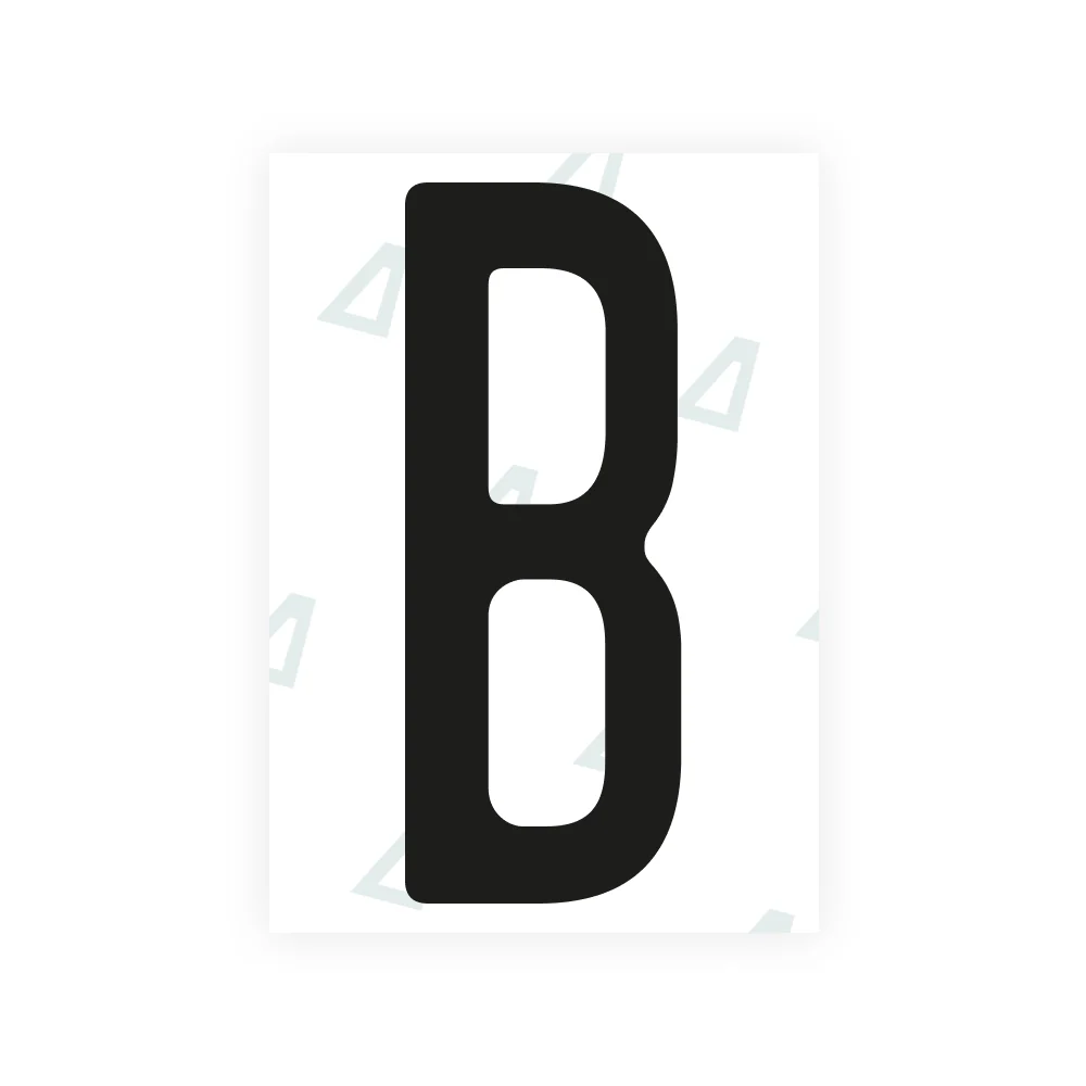 Alite Nanofilm for Nigeria license plates - Symbol "B"