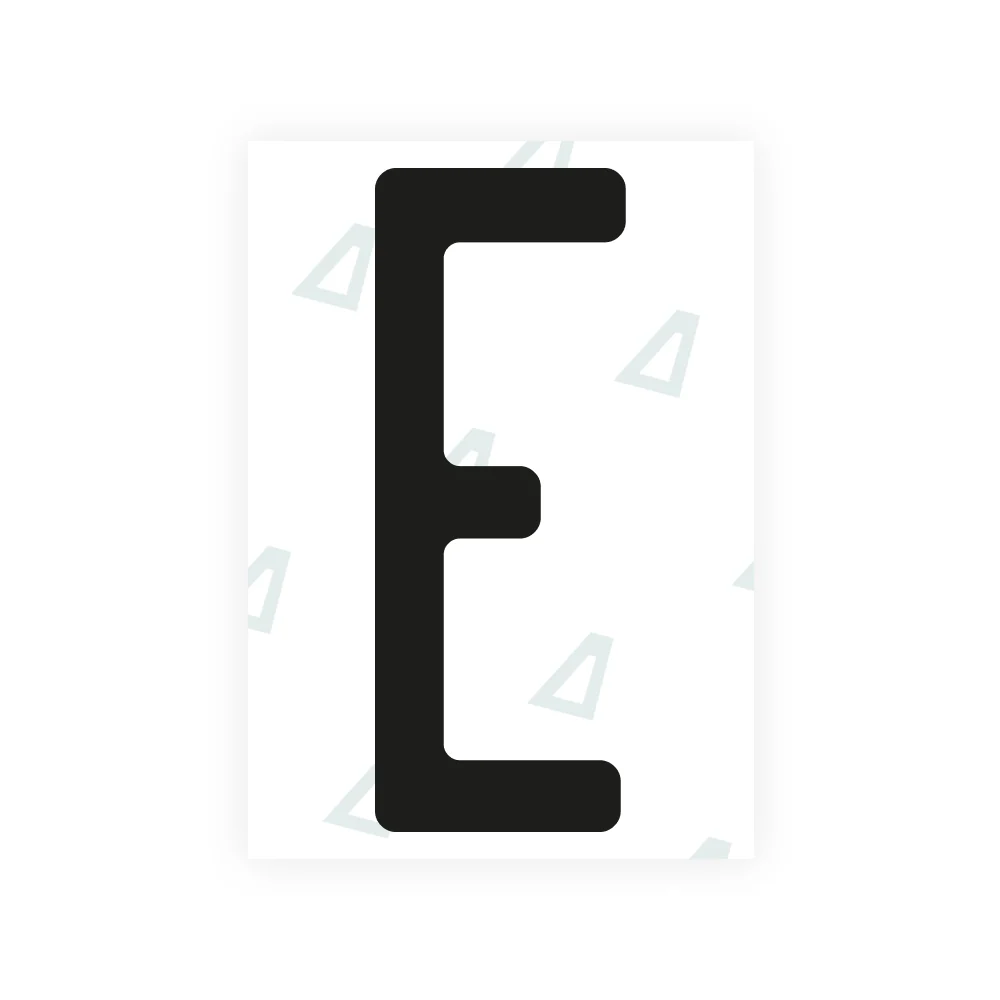 Alite Nanofilm for Nigeria license plates - Symbol "E"