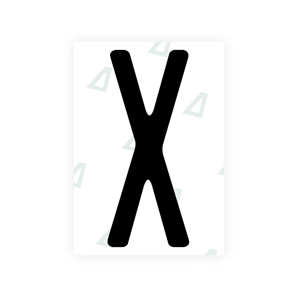 Alite Nanofilm for Nigeria license plates - Symbol "X"