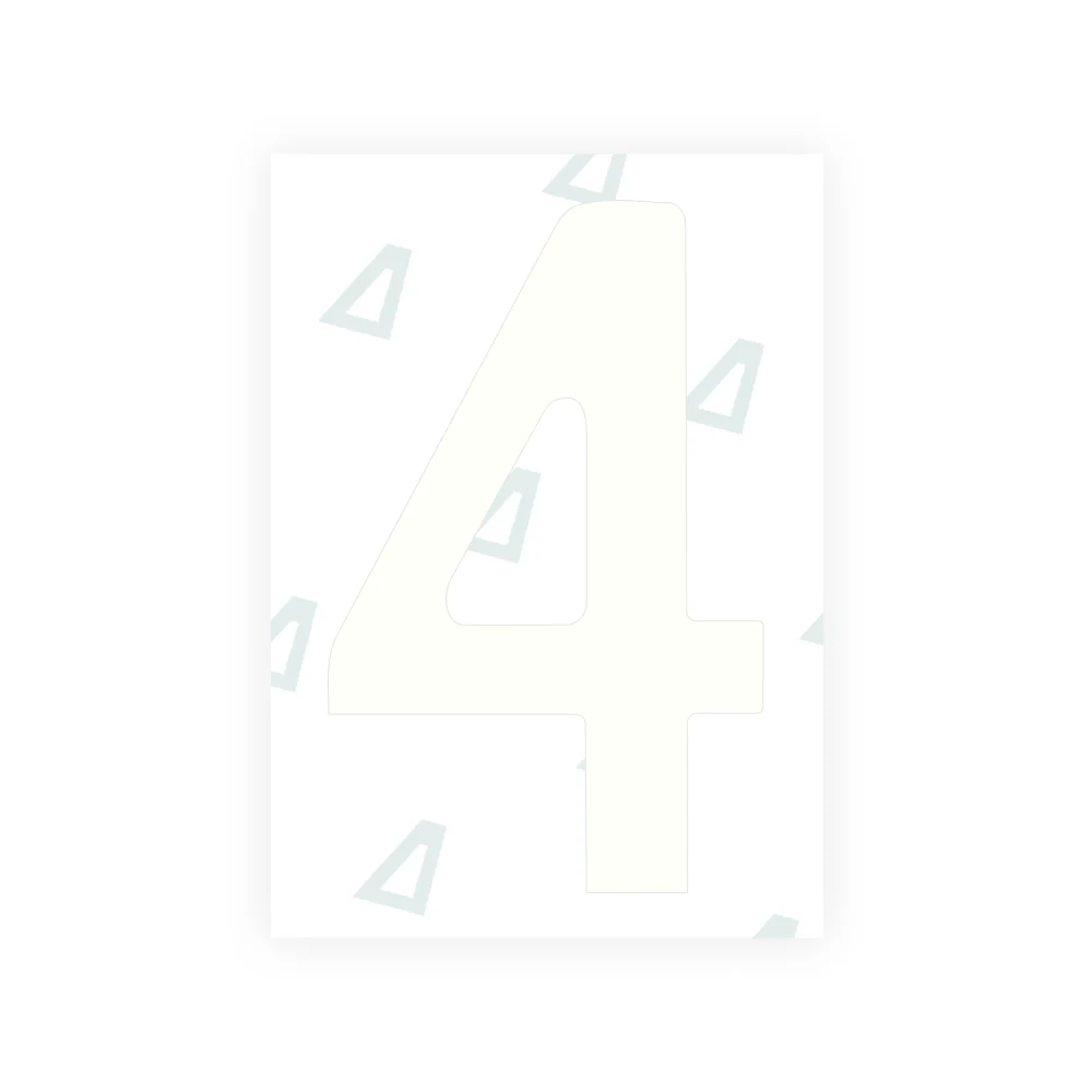 Alite Nanofilm for Norway license plates - Symbol "4" - Image 2