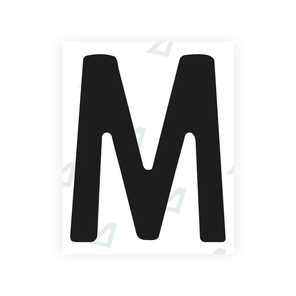Alite Nanofilm for Norway license plates - Symbol "M"
