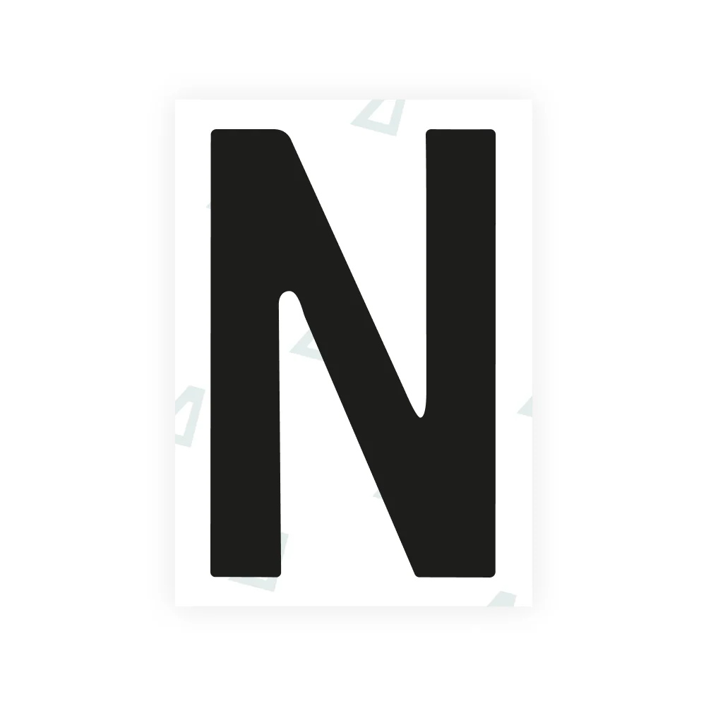 Alite Nanofilm for Norway license plates - Symbol "N"