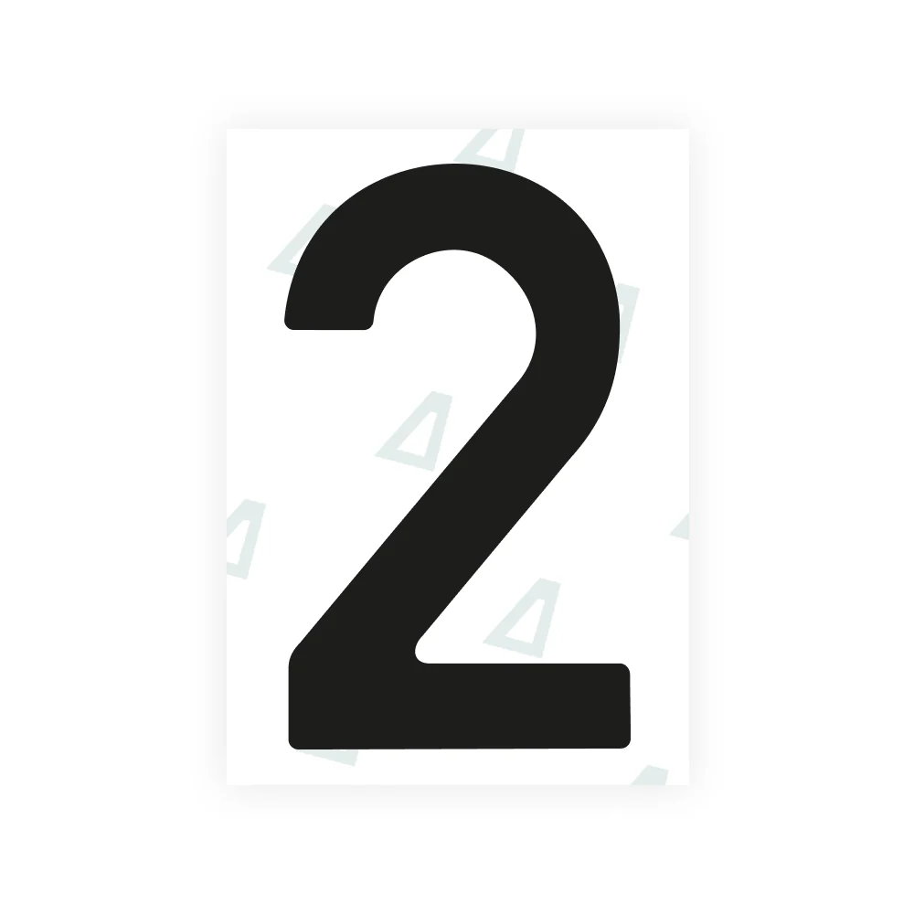 Alite Nanofilm for Portugal license plates - Symbol "2"