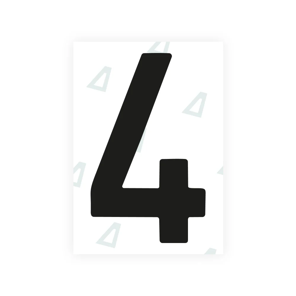 Alite Nanofilm for Portugal license plates - Symbol "4"