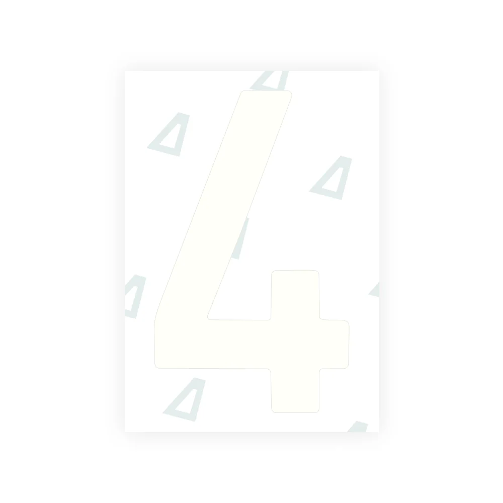 Alite Nanofilm for Portugal license plates - Symbol "4" - Image 2