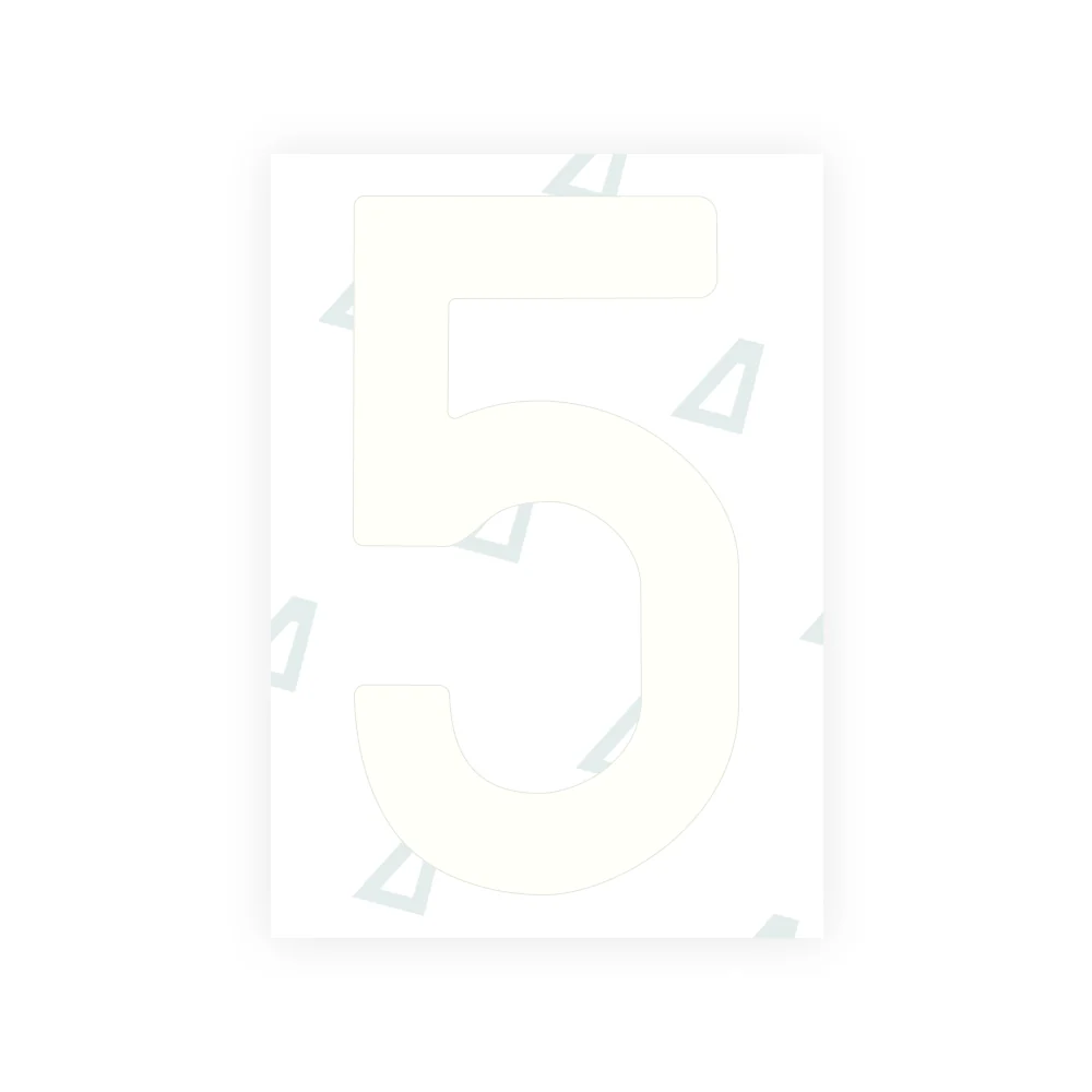 Alite Nanofilm for Portugal license plates - Symbol "5" - Image 2