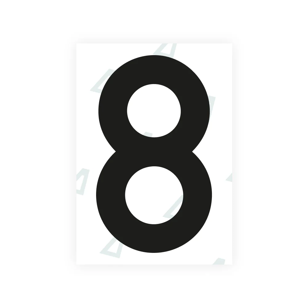 Alite Nanofilm for Portugal license plates - Symbol "8"