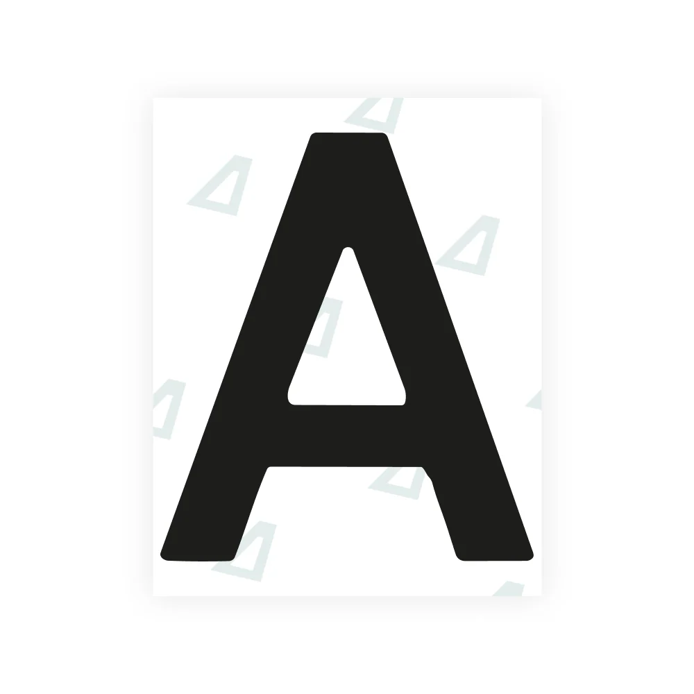 Alite Nanofilm for Portugal license plates - Symbol "A"