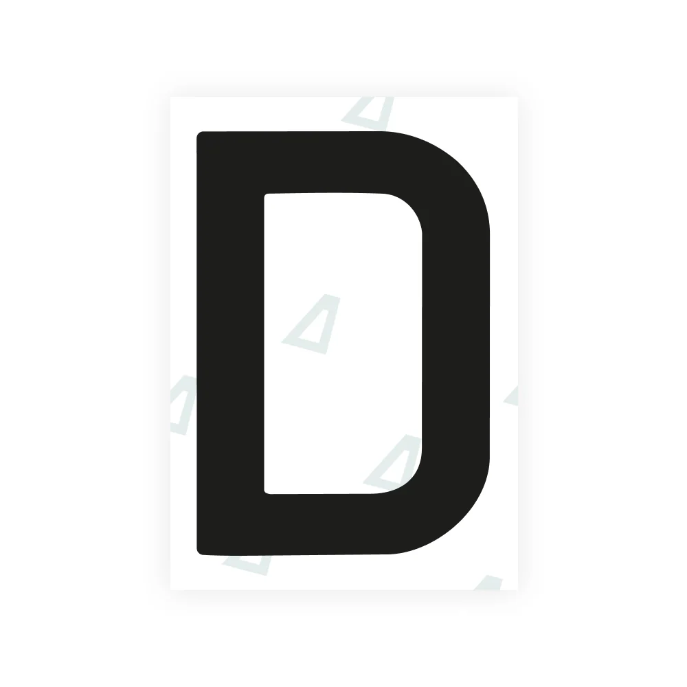 Alite Nanofilm for Portugal license plates - Symbol "D"