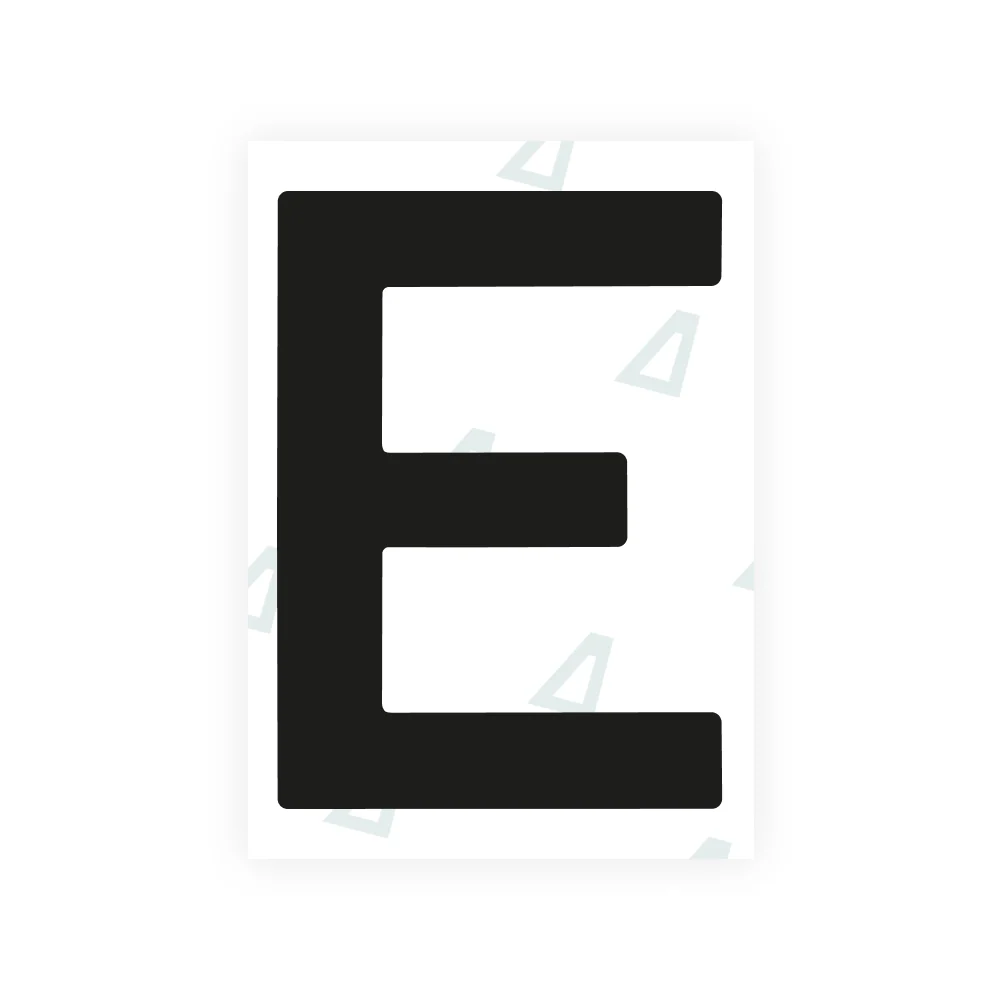 Alite Nanofilm for Portugal license plates - Symbol "E"