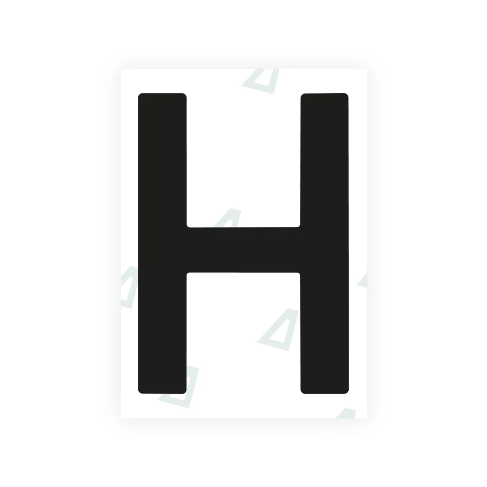 Alite Nanofilm for Portugal license plates - Symbol "H"