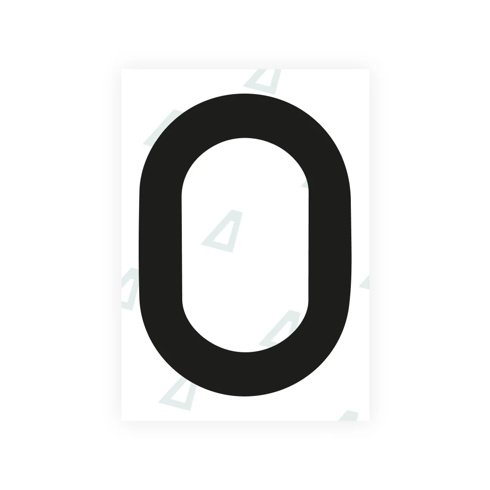 Alite Nanofilm for Portugal license plates - Symbol "O"
