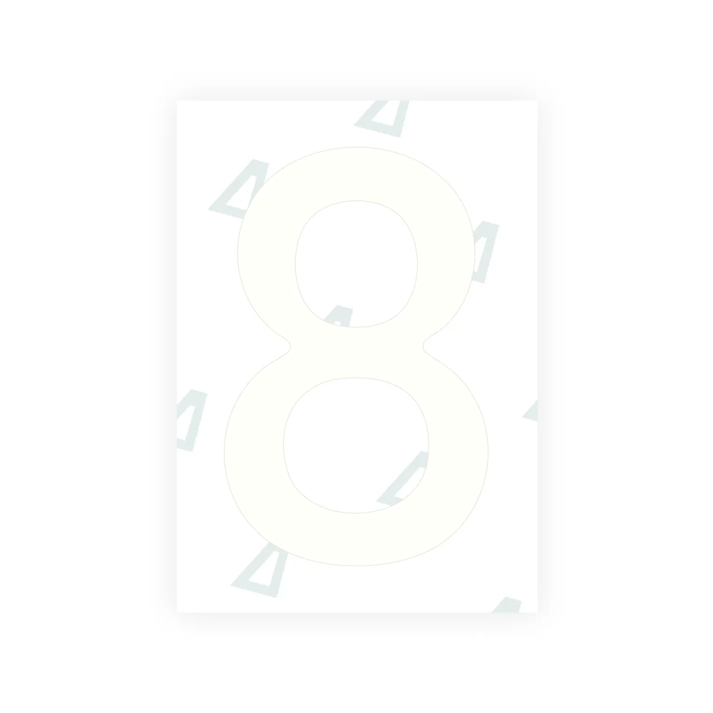 Alite Nanofilm for Slovakia license plates - Symbol "8" - Image 2