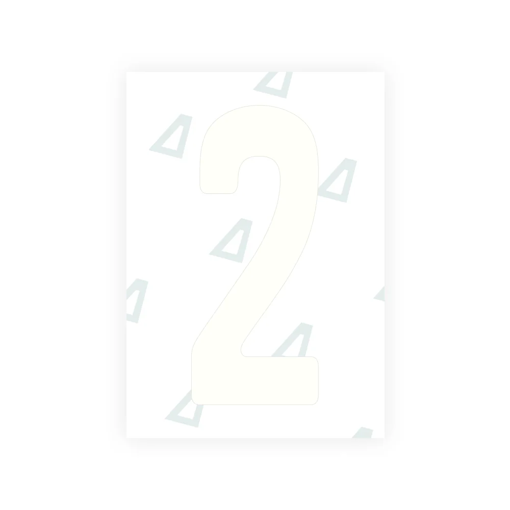 Alite Nanofilm for South Africa license plates - Symbol "1" - Image 2