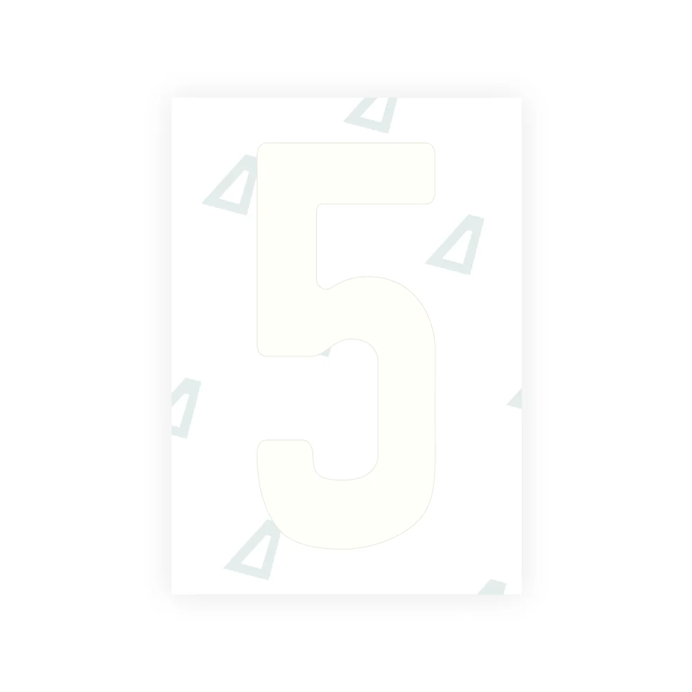 Alite Nanofilm for South Africa license plates - Symbol "4" - Image 2