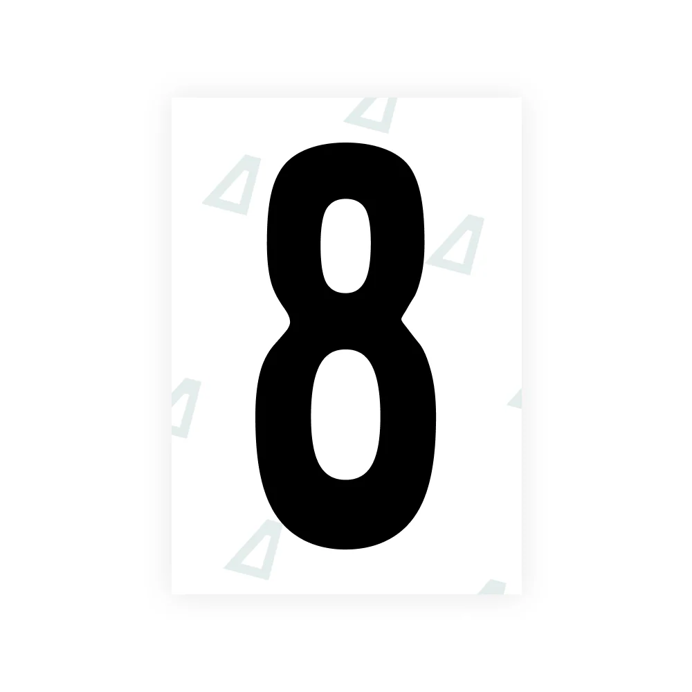 Alite Nanofilm for South Africa license plates - Symbol "8"