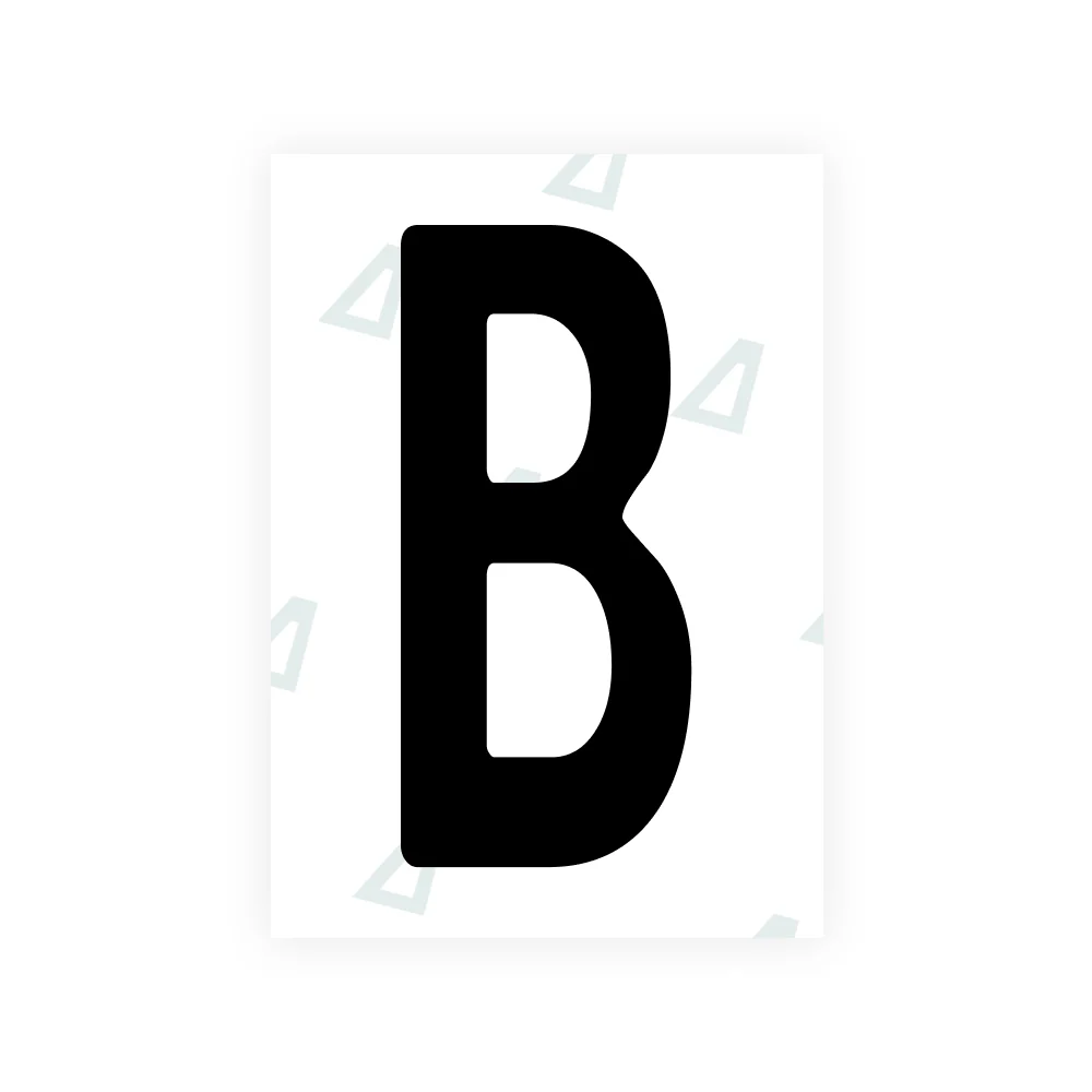 Alite Nanofilm for South Africa license plates - Symbol "B"