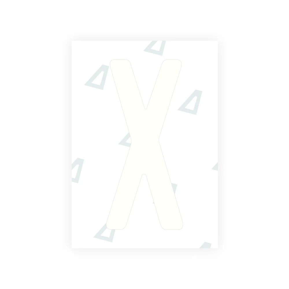Alite Nanofilm for South Africa license plates - Symbol "X" - Image 2