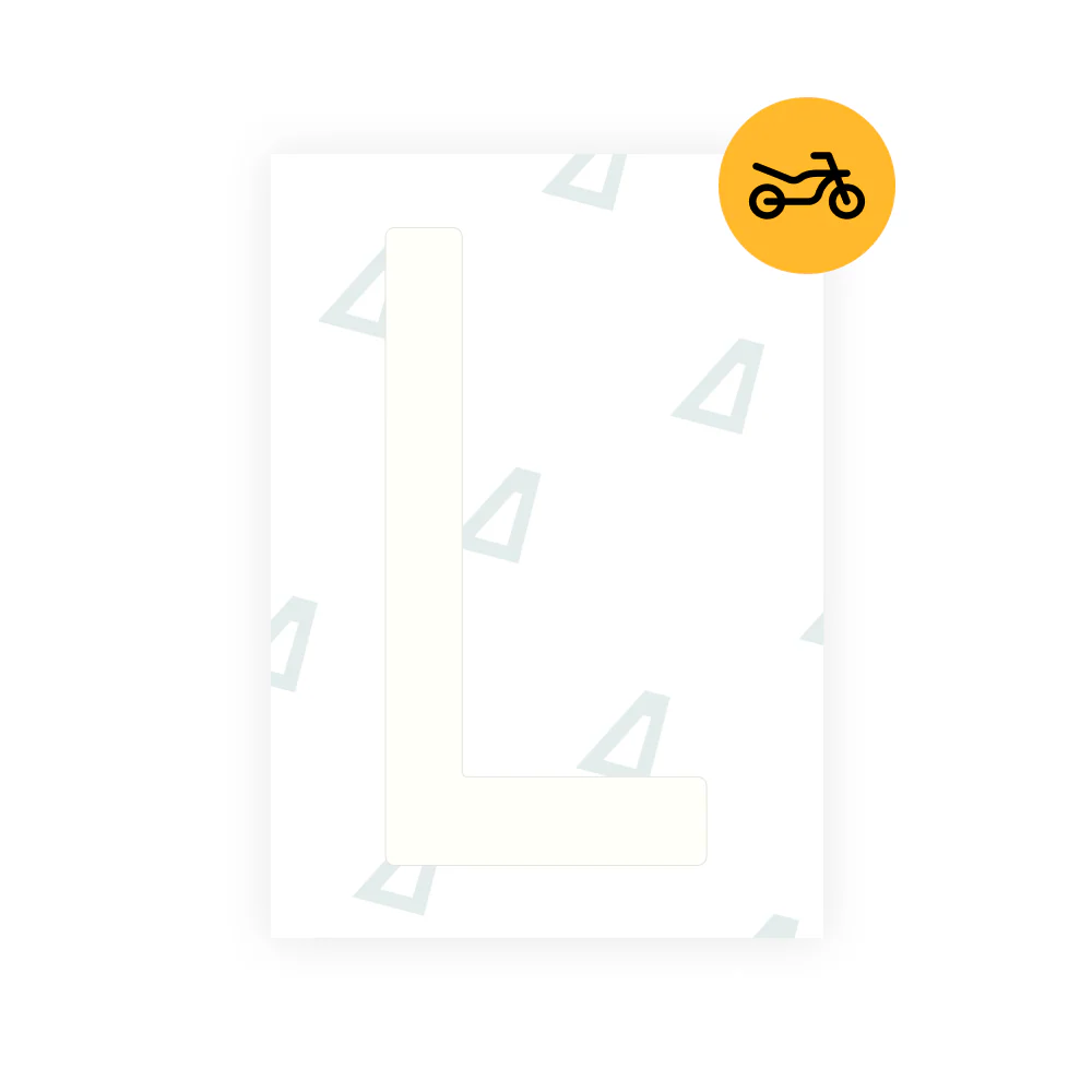 Alite Nanofilm for Spain Moto license plates - Symbol "L" - Image 2