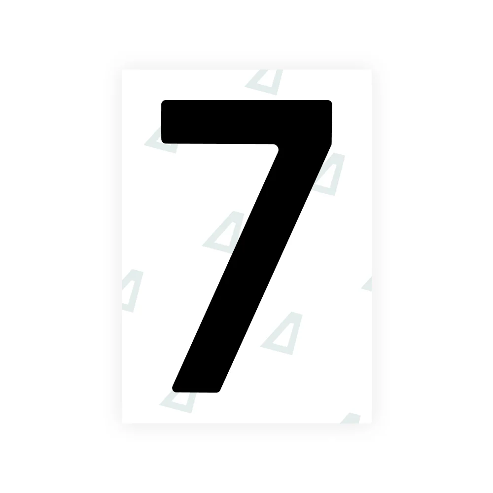 Alite Nanofilm for Sweden number plates - Symbol "7"