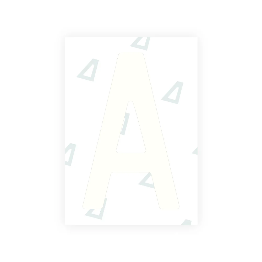 Alite Nanofilm for Sweden number plates - Symbol "A" - Image 2