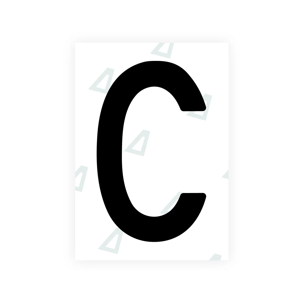 Alite Nanofilm for Sweden number plates - Symbol "C"