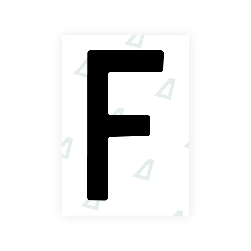 Alite Nanofilm for Sweden number plates - Symbol "F"