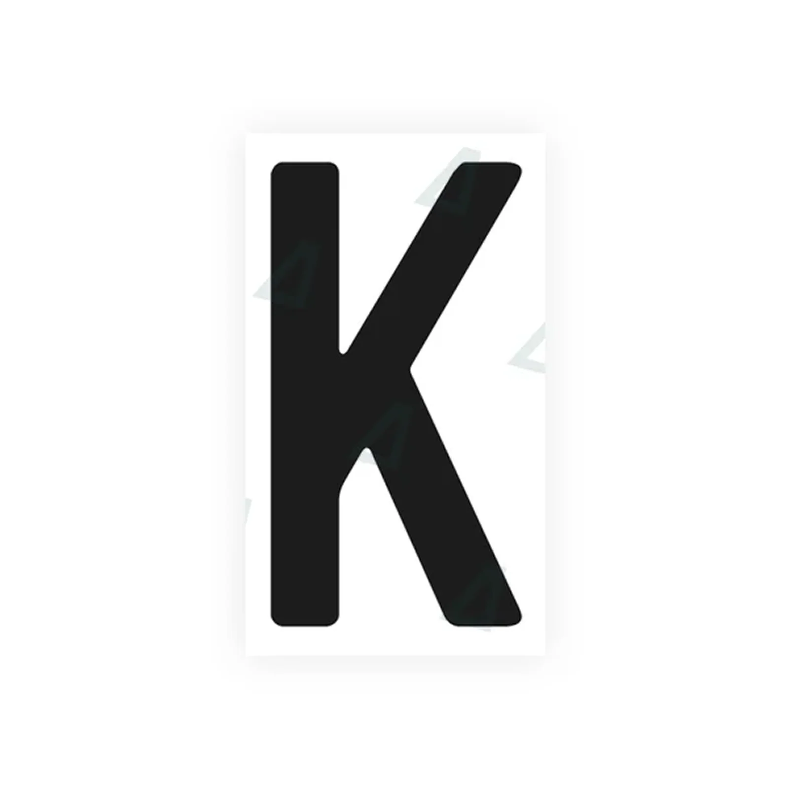 Alite Nanofilm for Tanzania (square) license plates - Symbol "K"